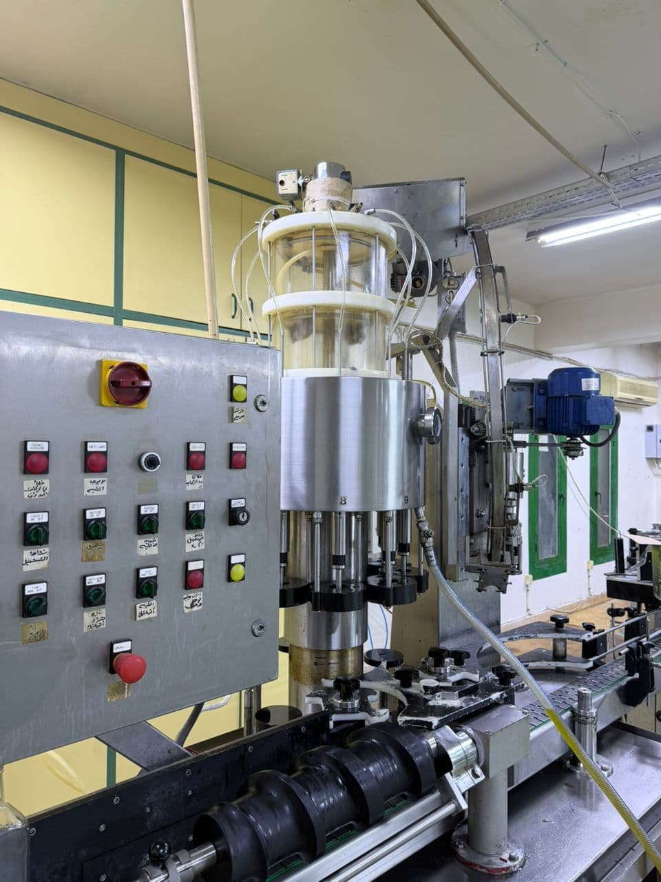 Bottling line machinery